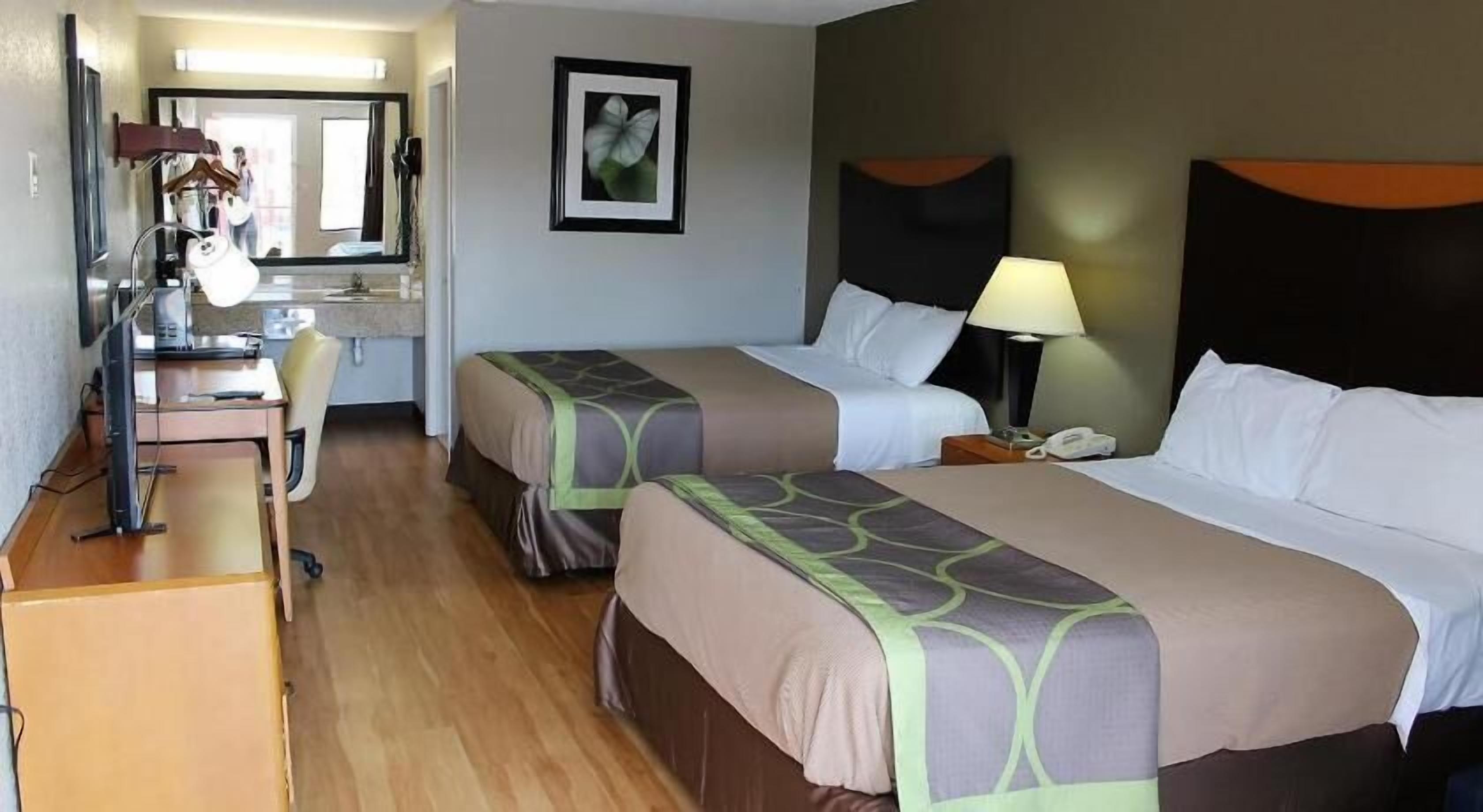 Blackout curtains, iron/ironing board, free WiFi, bed sheets