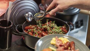 Daily buffet breakfast (DKK 225 per person)