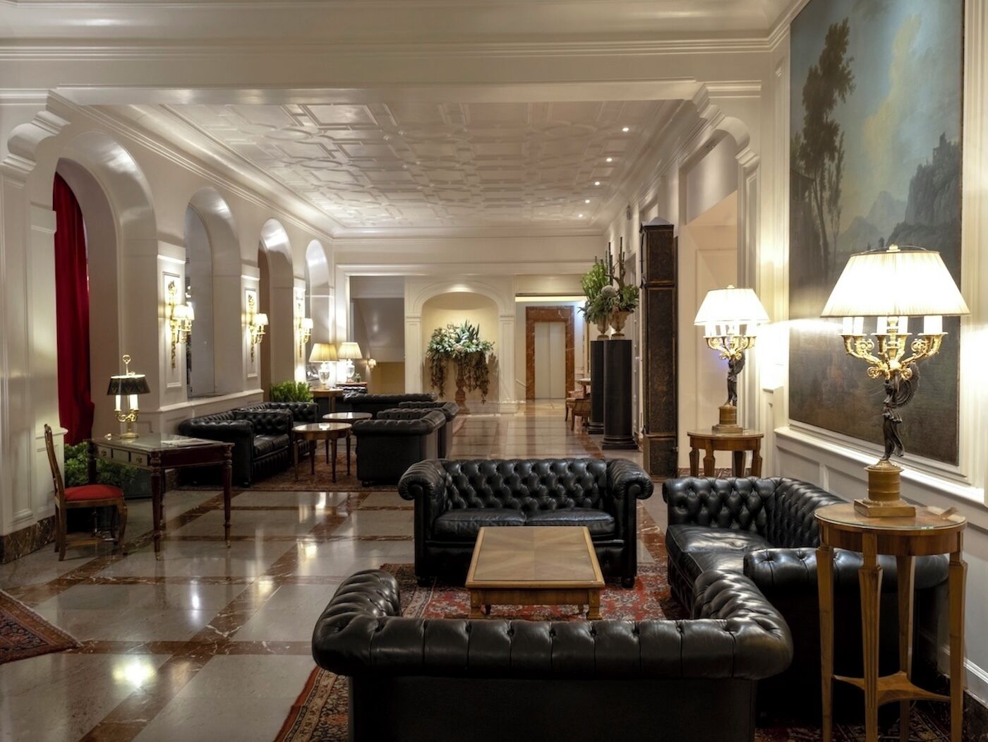 Sitzecke in der Lobby