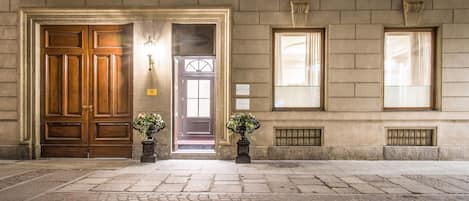 Front of property - evening/night