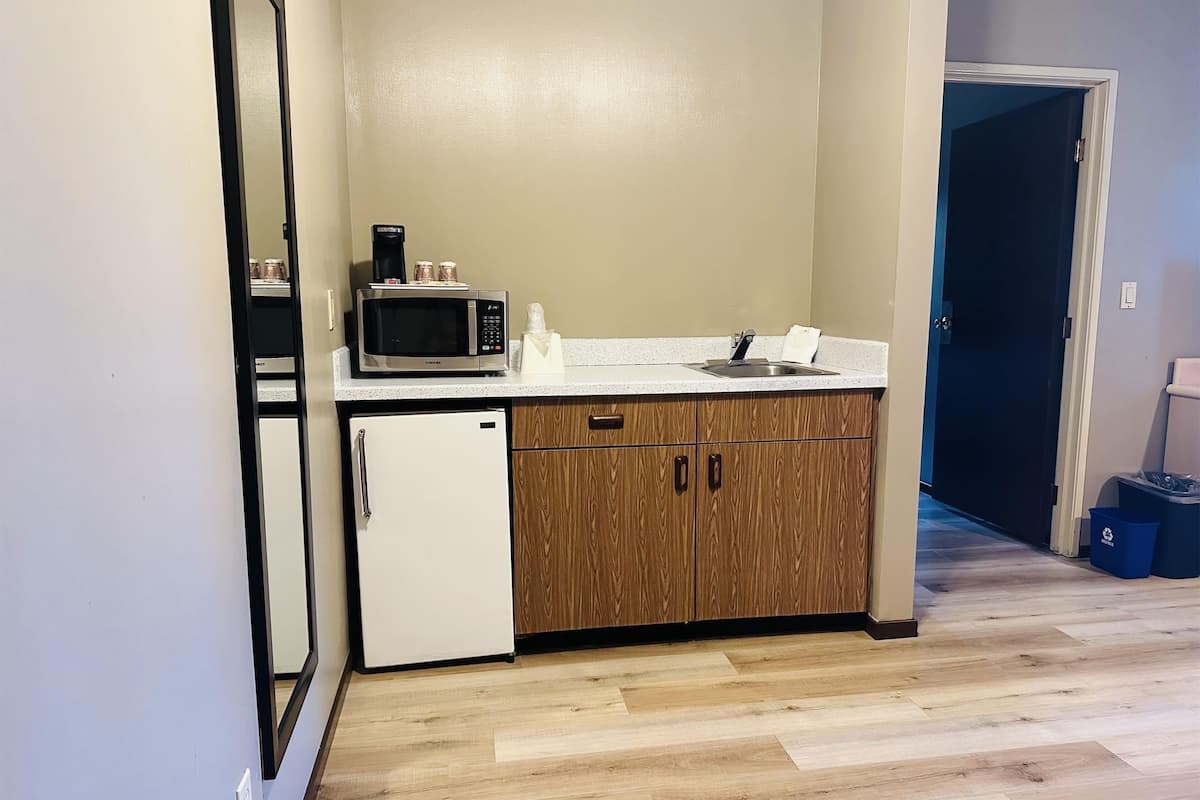 studio suite, 1 king bed, non smoking | desk, iron/ironing board, rollaway beds, free wifi