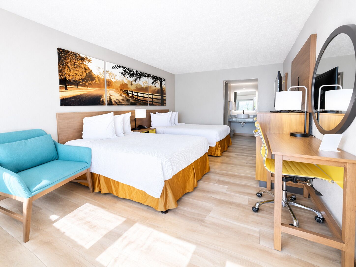 Room, 2 Double Beds, Non Smoking