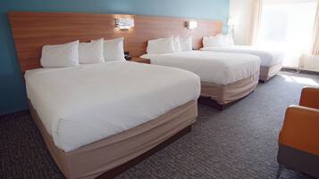 Room, Multiple Beds, Non Smoking | Down comforters, in-room safe, individually furnished, desk