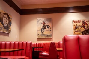 Breakfast, lunch and dinner served