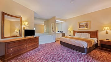 Suite, 1 King-Bett, Whirlpool, Flussblick