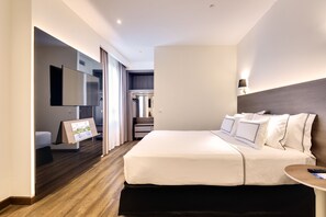 Bettwäsche aus ägyptischer Baumwolle, hochwertige Bettwaren, Minibar