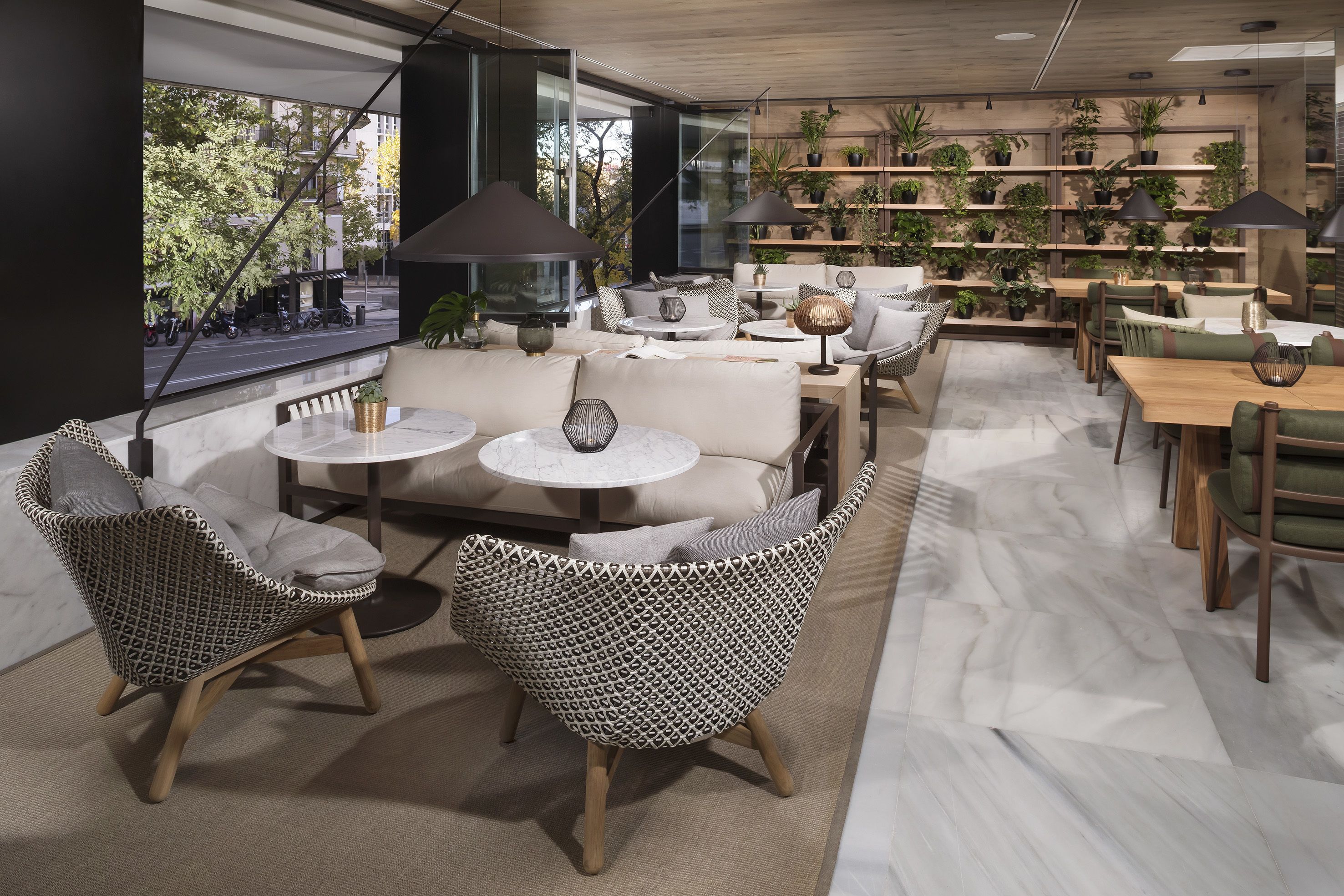 Sala de estar en el lobby