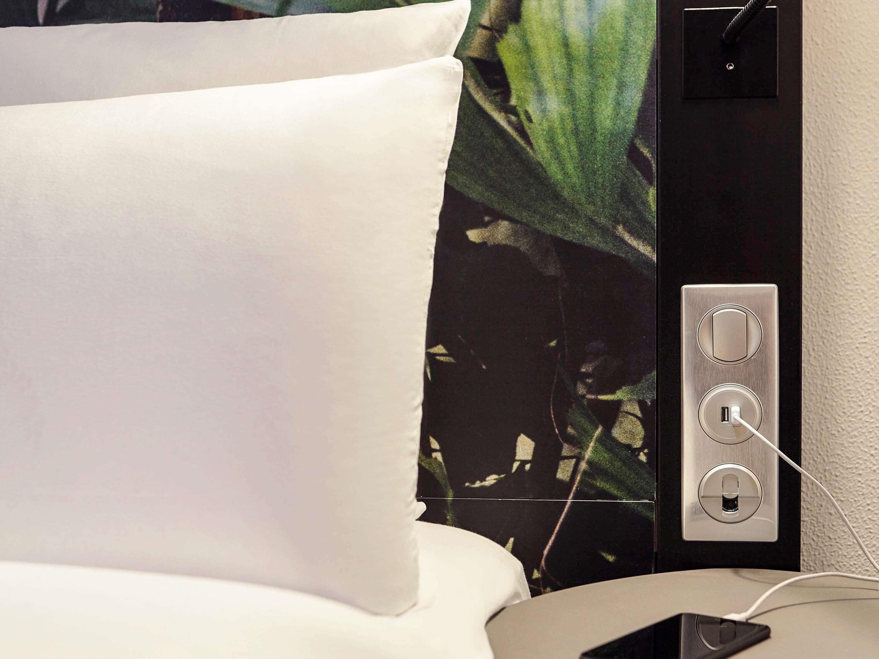 Biancheria da letto di alta qualità, una cassaforte in camera