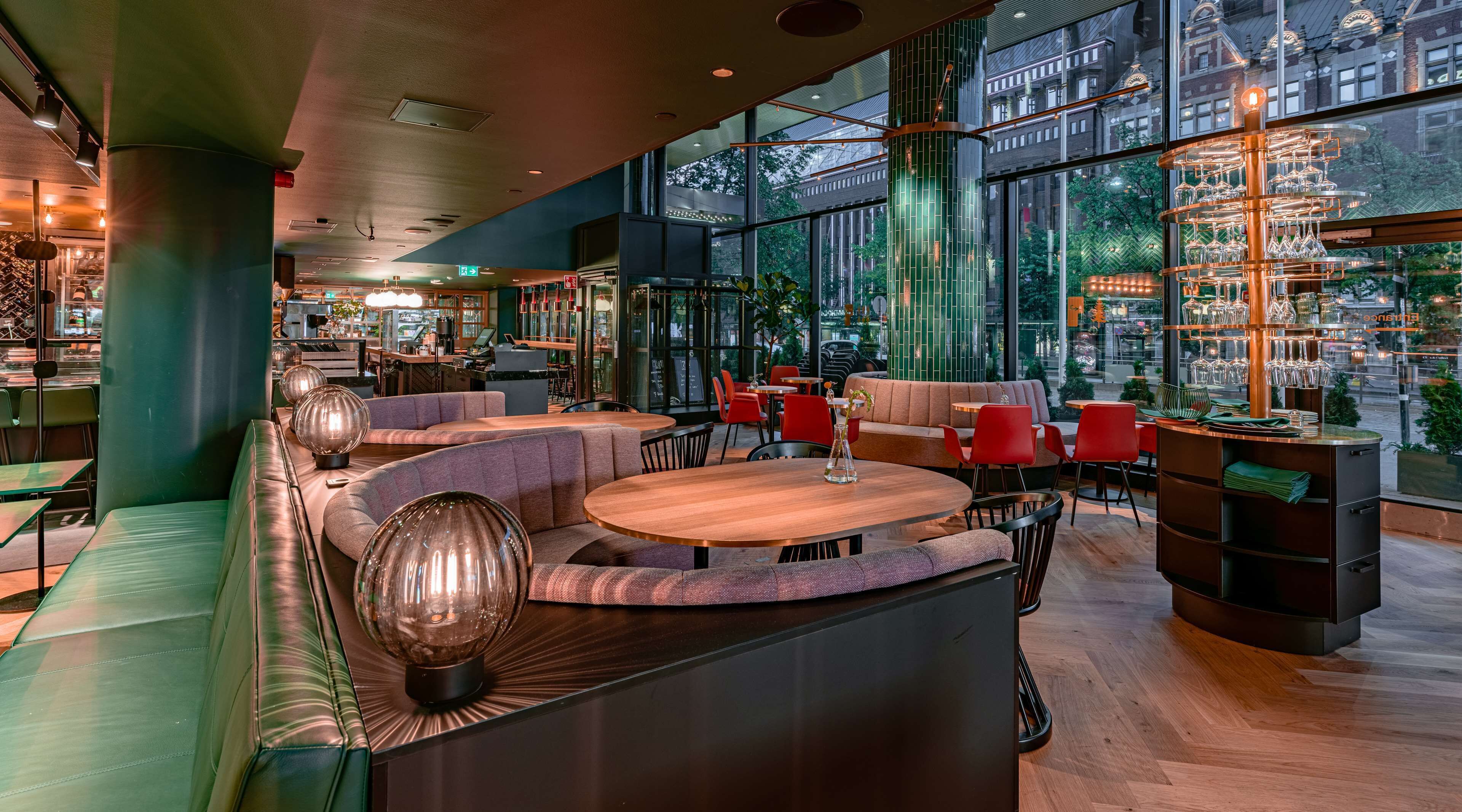 Breakfast, lunch, dinner served; local and international cuisine 