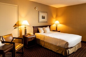 Room, 1 Queen Bed, Accessible, Refrigerator & Microwave (Non-Smoking) | In-room safe, desk, iron/ironing board, free cribs/infant beds