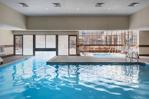 Indoor pool, seasonal outdoor pool, sun loungers