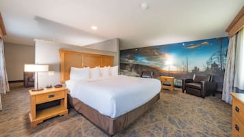 Suite - 1 kingsize-seng - ikke-ryger - boblebad | Premium-sengetøj, senge med topmadrasser, pengeskab på værelset