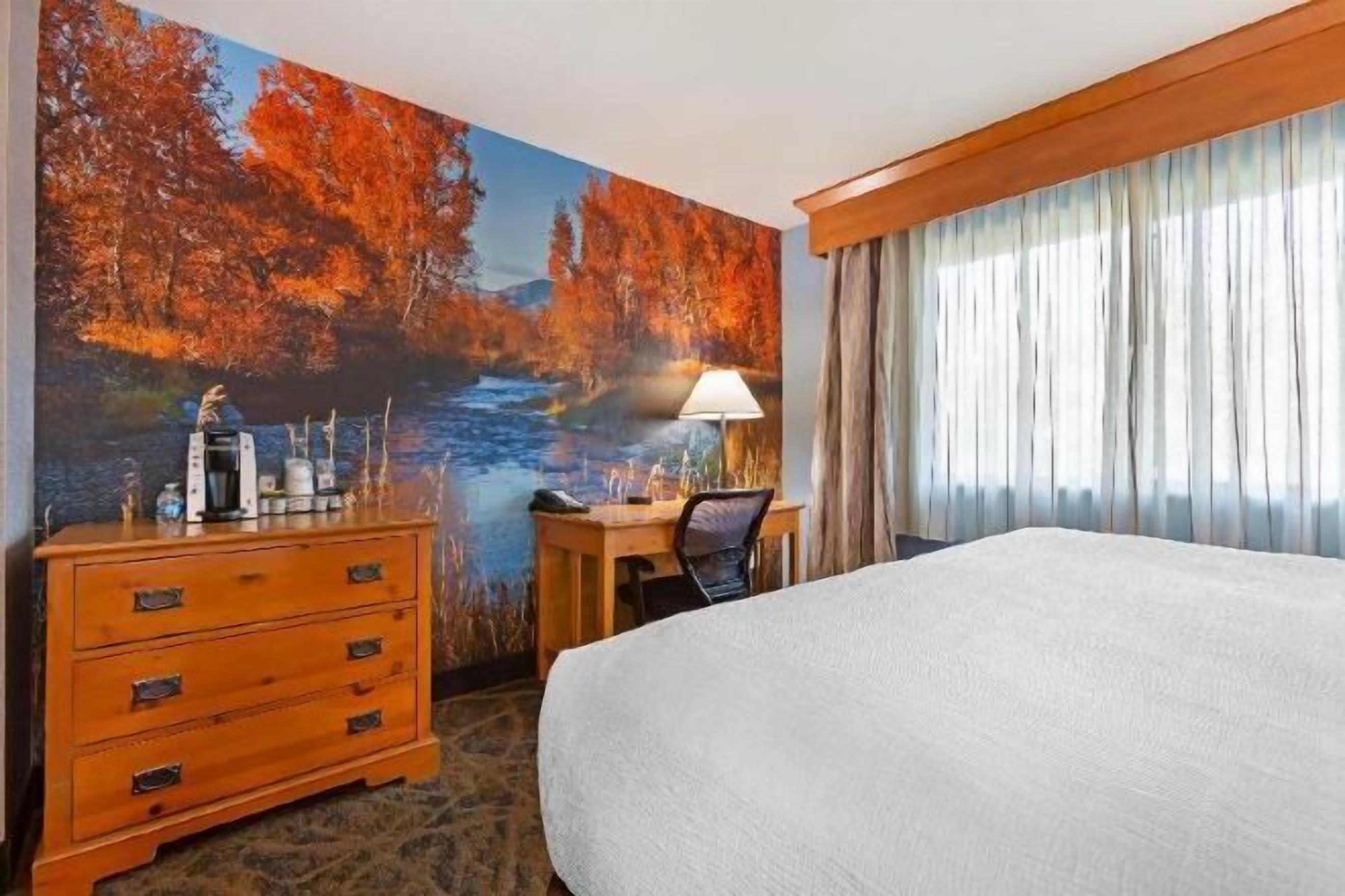 Premium bedding, pillowtop beds, in-room safe, desk