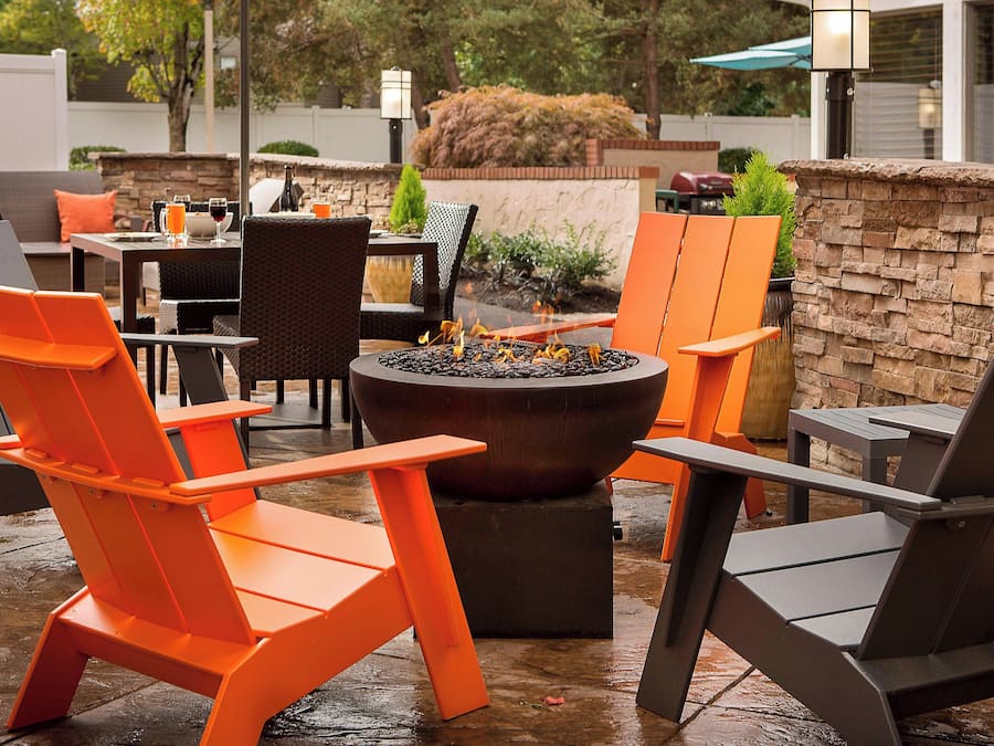 Blick von der Unterkunft