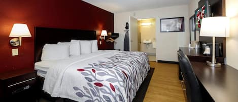 Blackout drapes, iron/ironing board (on request), cribs (free)