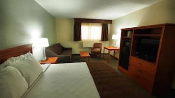 Room, 1 King Bed with Sofa bed | Desk, blackout drapes, iron/ironing board, free WiFi
