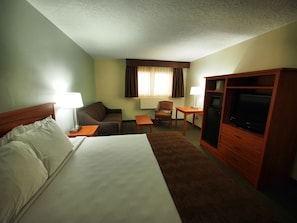 Zimmer, 1 King-Bett und Schlafsofa