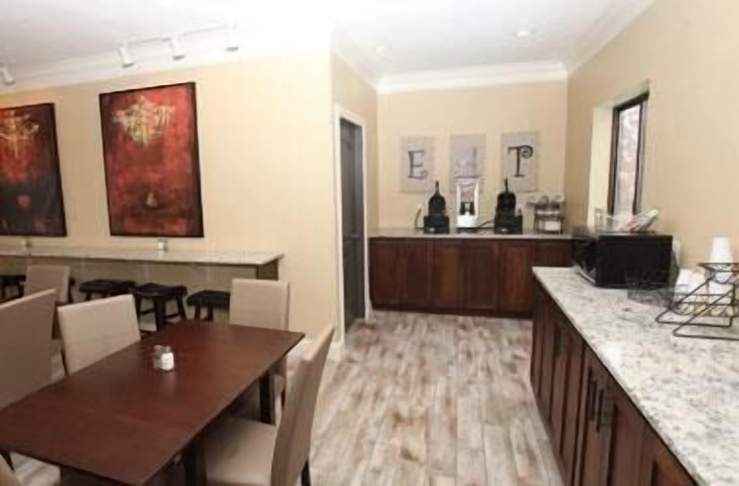 Desk, blackout drapes, iron/ironing board, free WiFi