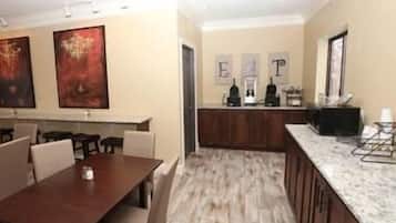 Desk, blackout drapes, iron/ironing board, free WiFi