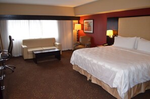 Pillow-top beds, desk, blackout curtains, iron/ironing board