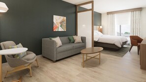 In-room safe, desk, blackout curtains, iron/ironing board