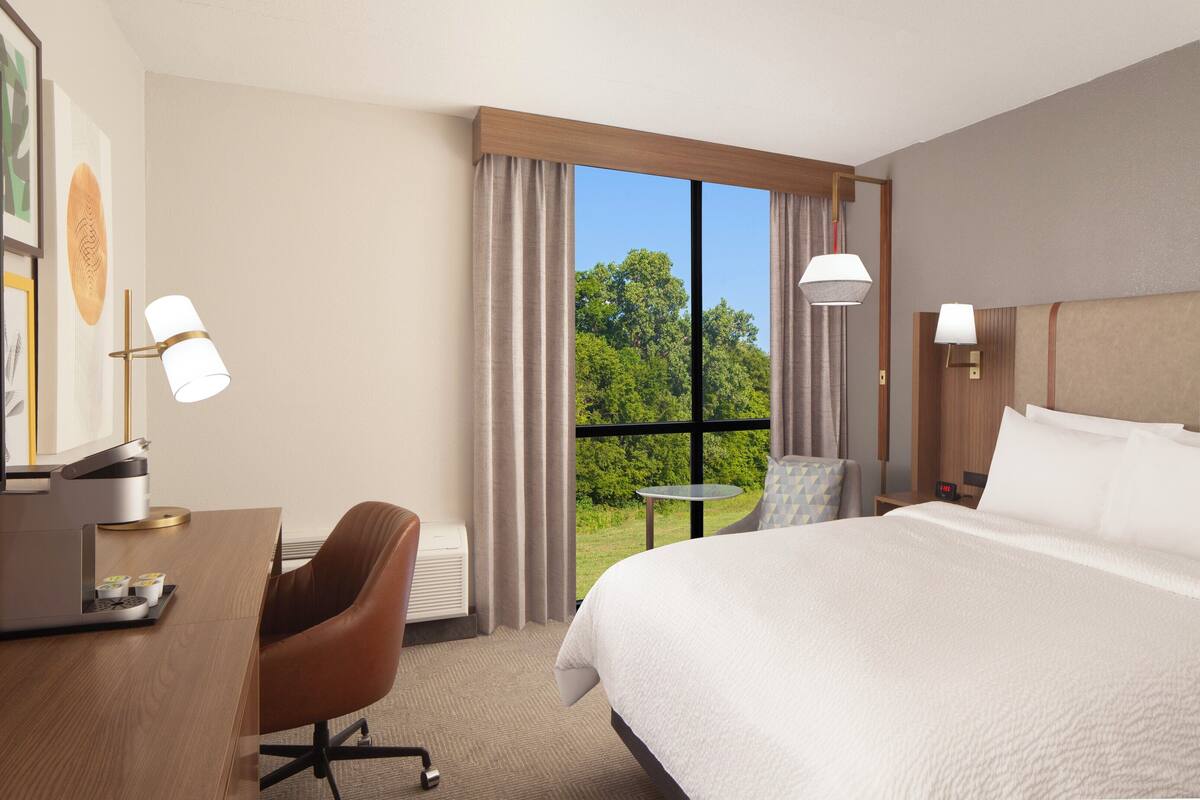 In-room safe, desk, blackout curtains, iron/ironing board