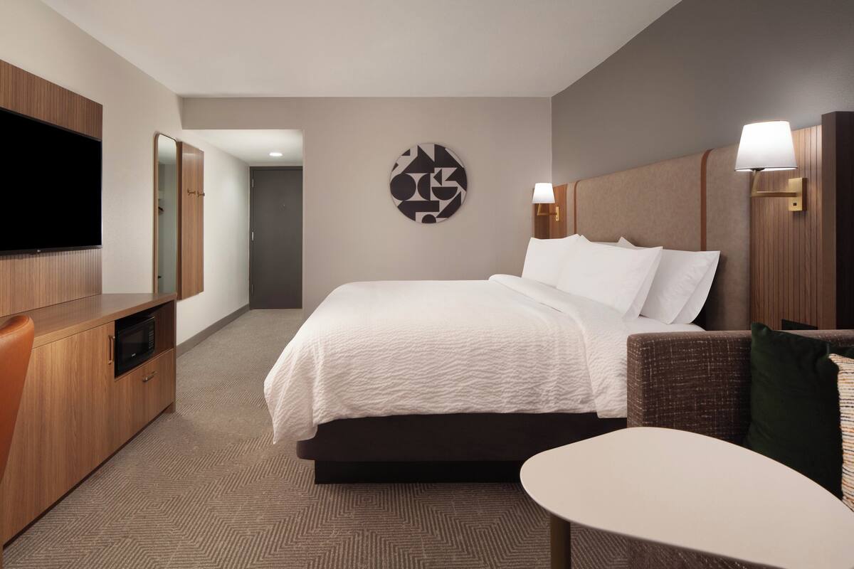 In-room safe, desk, blackout curtains, iron/ironing board