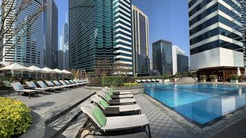 Poolside bar