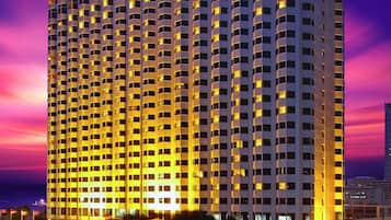 Front of property – evening/night
