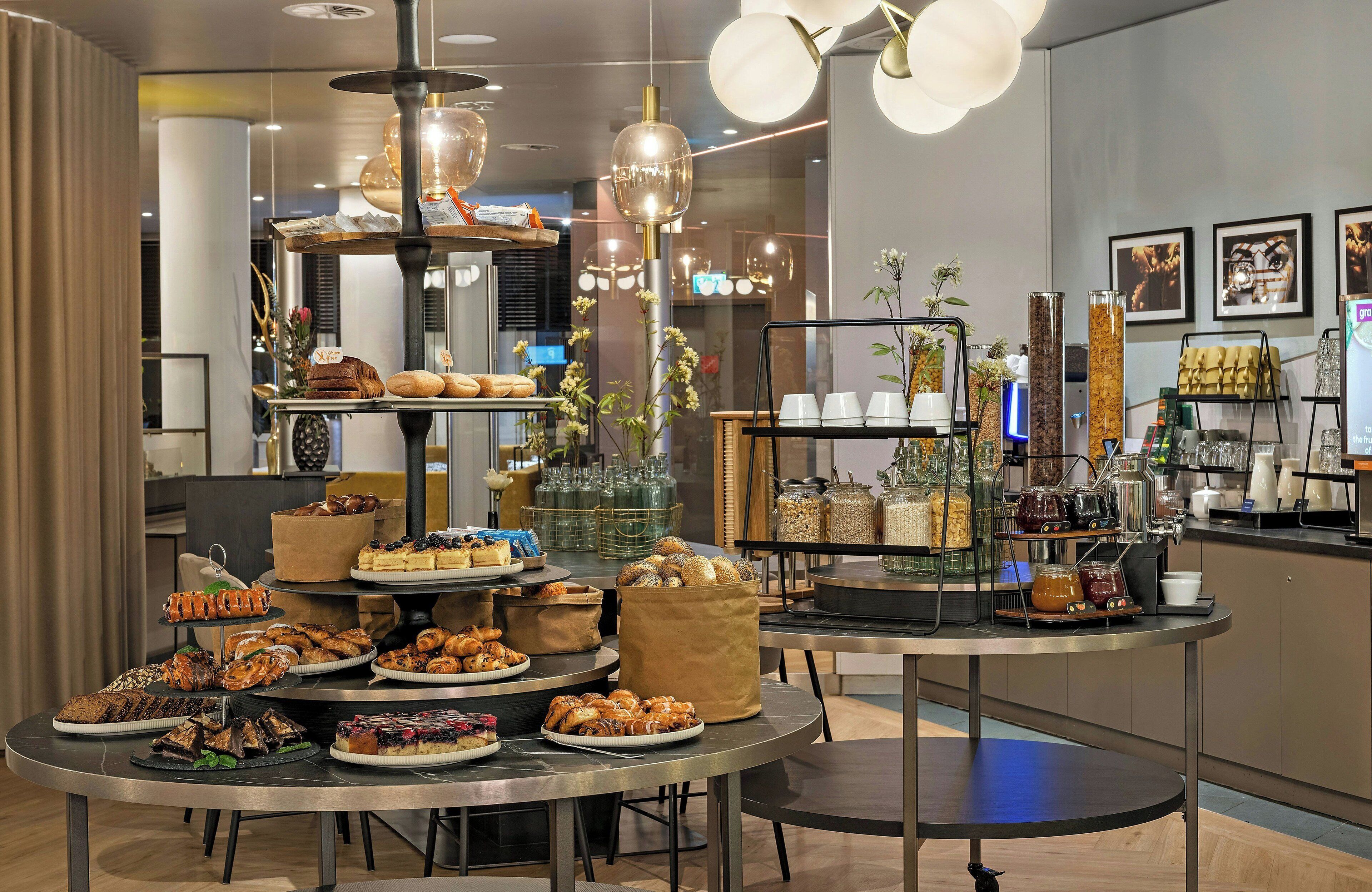 Tägliches Frühstücksbuffet gegen Gebühr