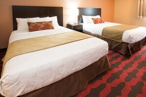 Room, 2 Queen Beds, Non Smoking | Iron/ironing board, free WiFi, bed sheets
