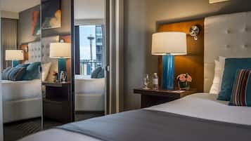 In-room safe, desk, blackout drapes, iron/ironing board
