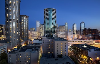 View from property looking out at Warwick Seattle