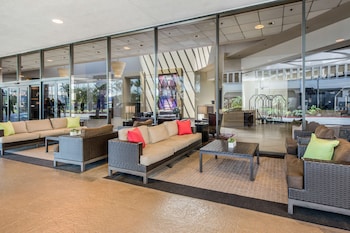 Hotel entrance and lobby at Sonesta Los Angeles Airport LAX