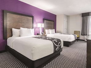 Room, 2 Double Beds, Accessible (Mobility Accessible) | Premium bedding, in-room safe, desk, iron/ironing board