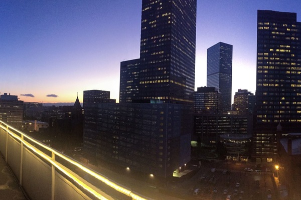 Vista desde la propiedad