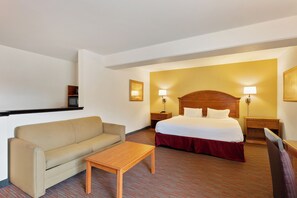 Room, 1 King Bed with Sofa bed | Premium bedding, down comforters, pillowtop beds, desk