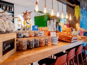Morgenmadsbuffet hver dag mod et gebyr
