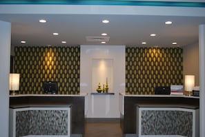Check-in/check-out kiosk