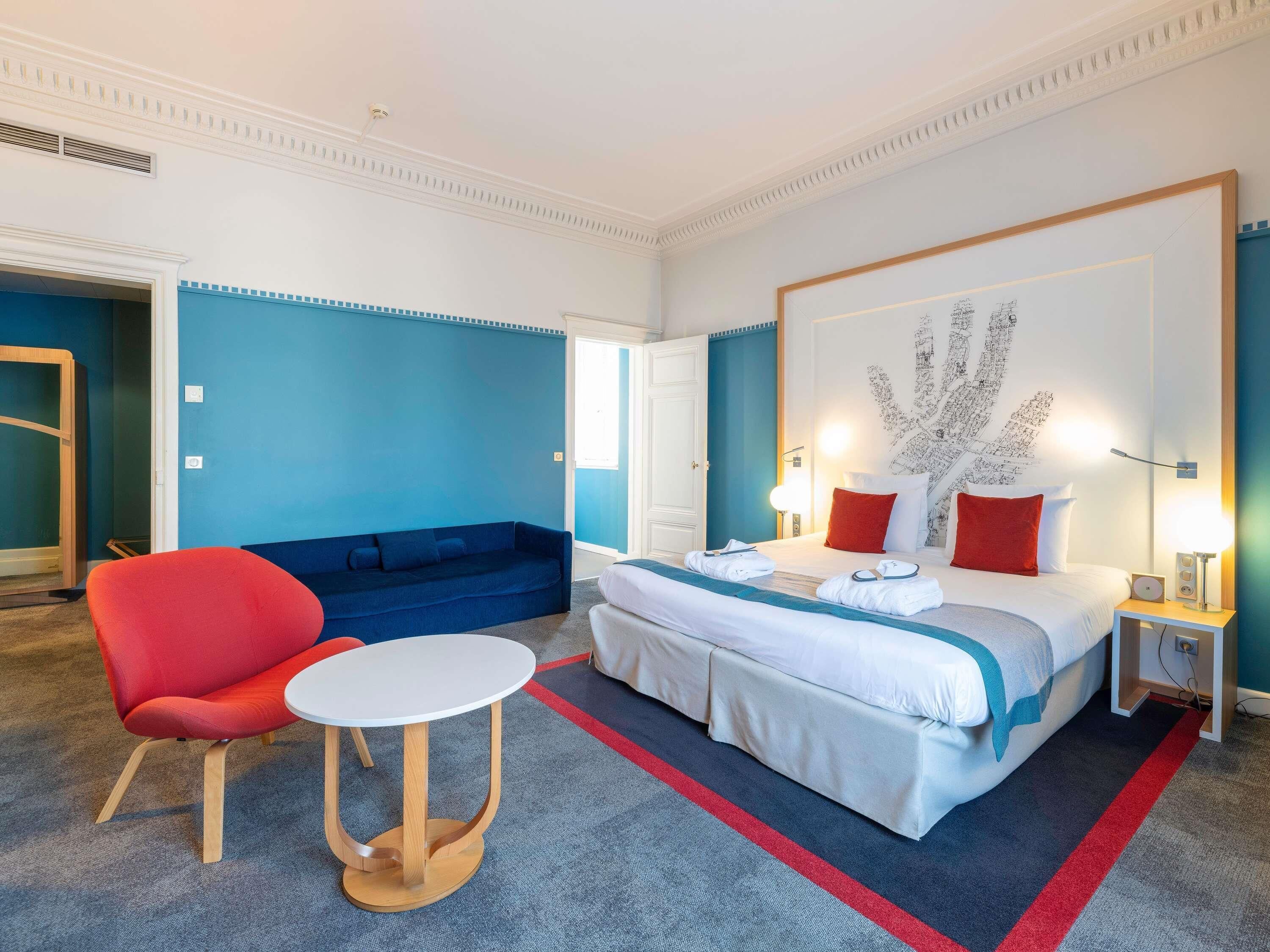 Premium bedding, pillow-top beds, in-room safe, blackout curtains