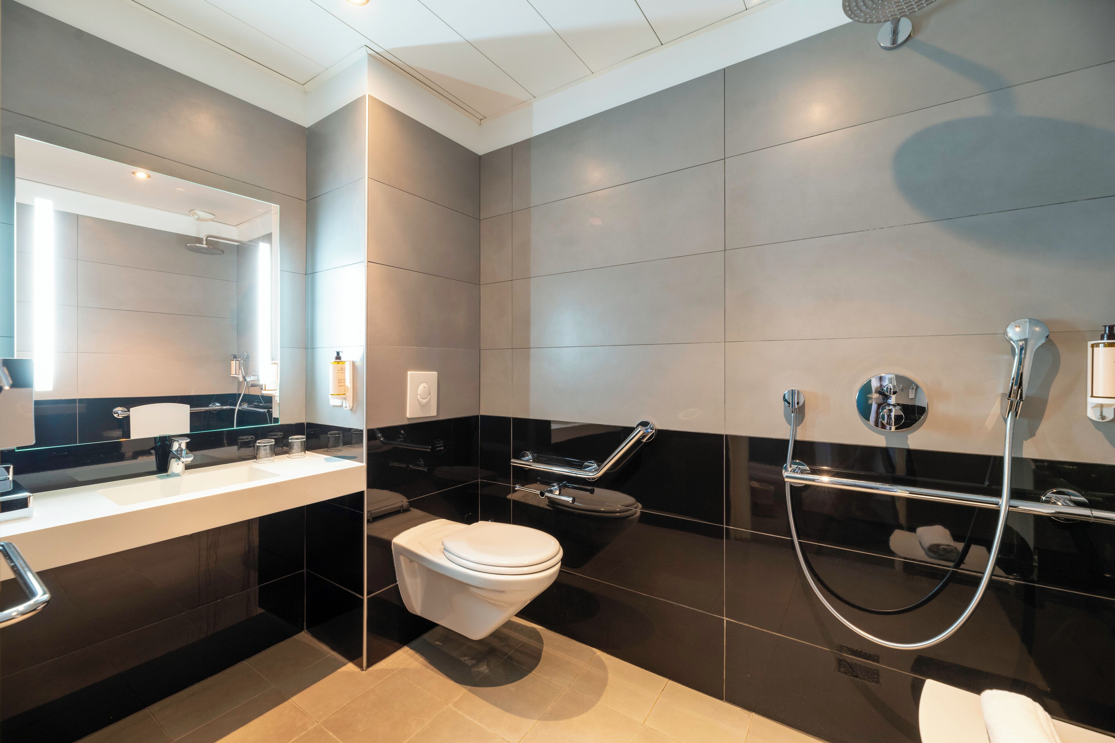 superior room, 2 single beds, accessible | bathroom | eco-friendly toiletries, hair dryer, towels, soap