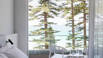 Pillow-top beds, minibar, in-room safe, laptop workspace