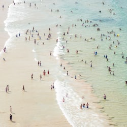 Beach nearby, white sand