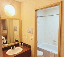 Free toiletries, towels