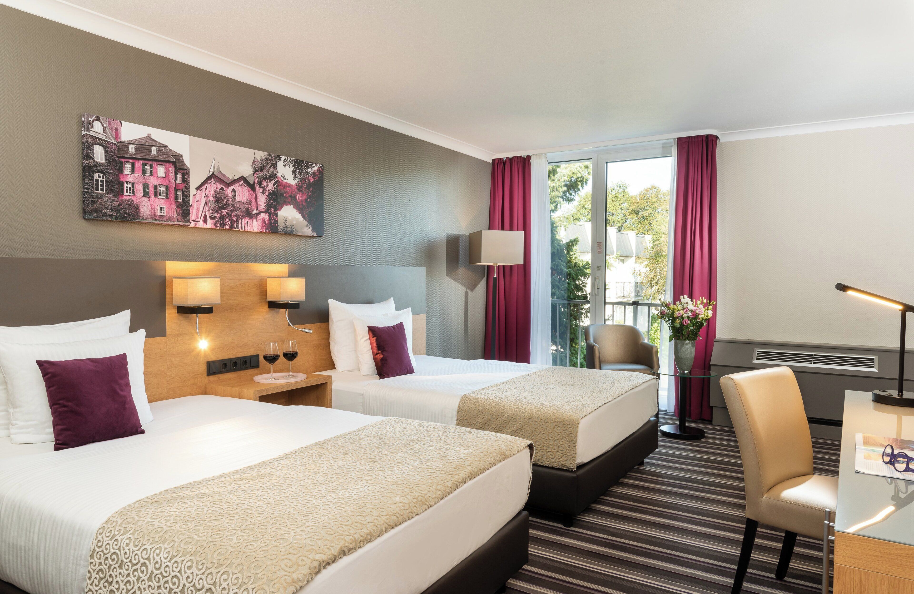 superior room | hypo-allergenic bedding, in-room safe, desk, blackout curtains