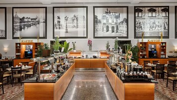 Daily buffet breakfast (EUR 28.50 per person)