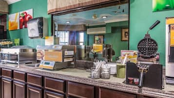 Free daily buffet breakfast
