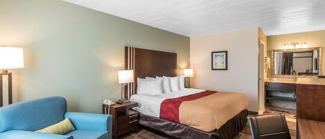 Ferros/tábuas de passar roupa, Wi-Fi de cortesia, roupa de cama