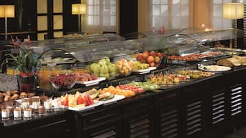 Daily buffet breakfast for a fee