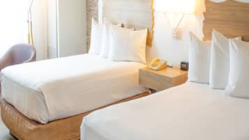 Premium bedding, pillow-top beds, in-room safe, desk